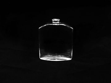 Kundengebundene heiße stempelnde klare Glas-Flaschen und Gläser des Parfüm-100ml